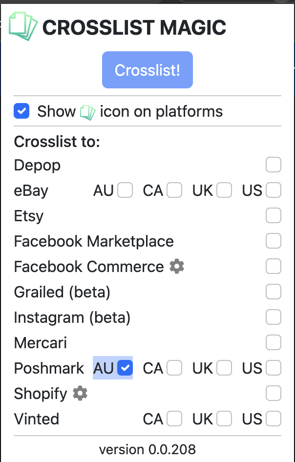 Crosslisting from Amazon to Poshmark (Australia)